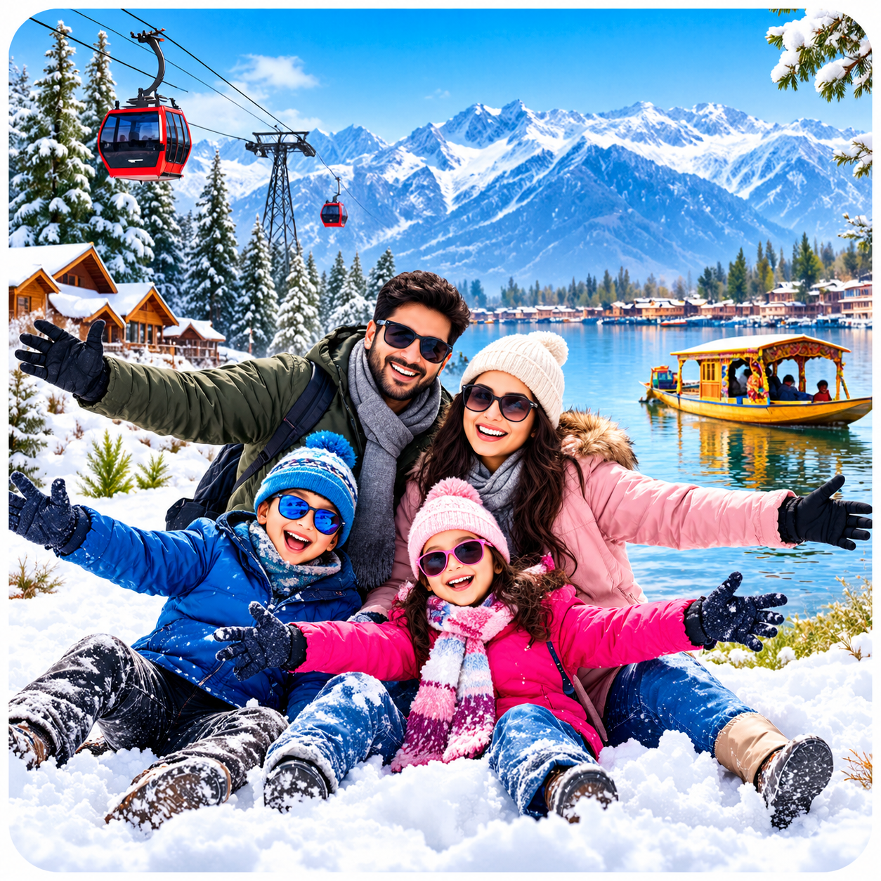 Family Trip Kashmir