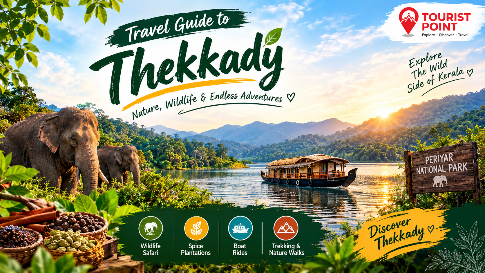 Top 10 Tourist Places to Visit in Thekkady: Best Attractions, Things to Do & Travel Guide